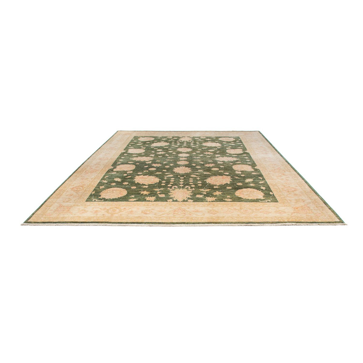 Tapis Ziegler - 365 x 275 cm - vert olive