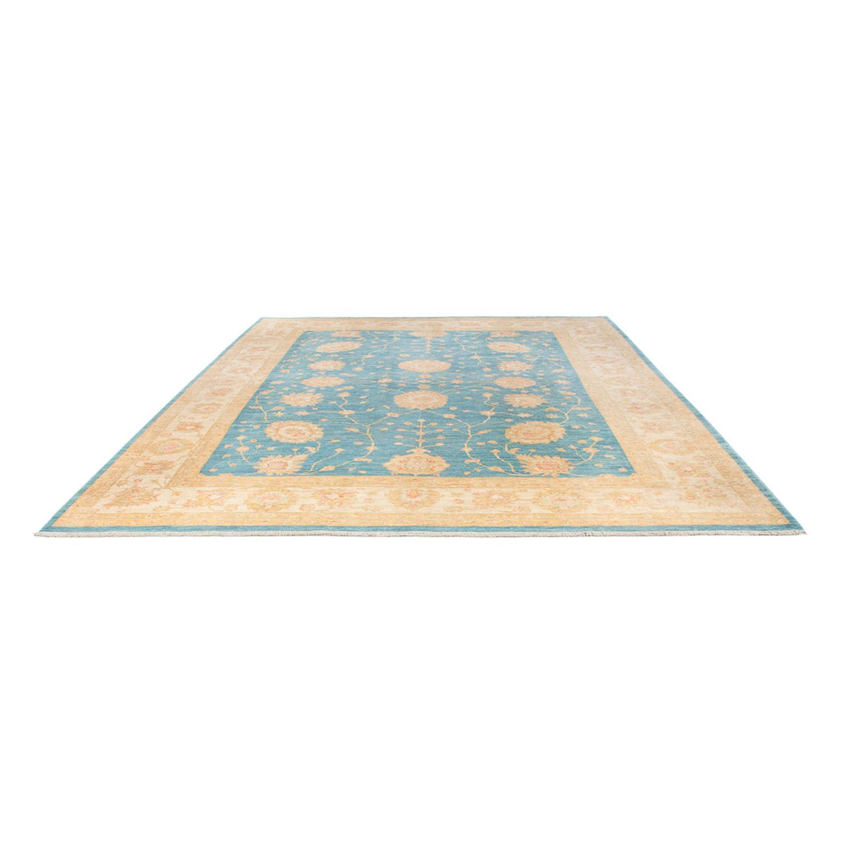 Tapis Ziegler - 363 x 277 cm - bleu clair