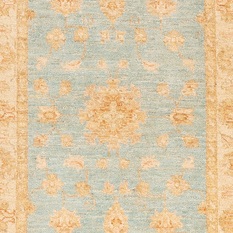 Tapis de couloir Tapis Ziegler - 400 x 77 cm - turquoise