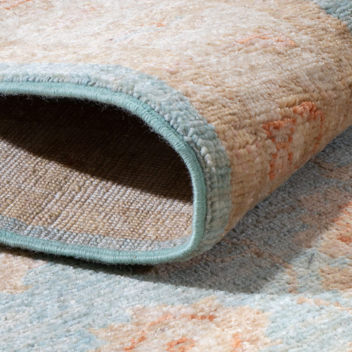 Tapis de couloir Tapis Ziegler - 400 x 77 cm - turquoise