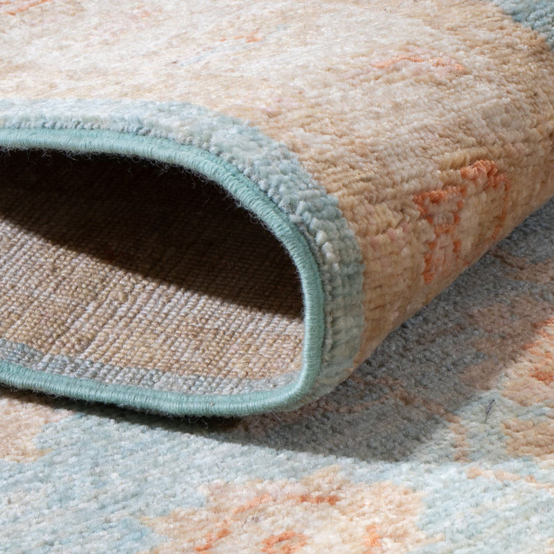 Tapis de couloir Tapis Ziegler - 400 x 77 cm - turquoise