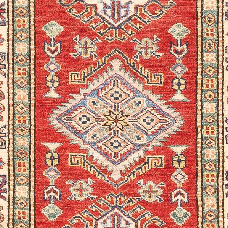 Tapis de couloir Tapis Ziegler - Kazak - 292 x 81 cm - rouge