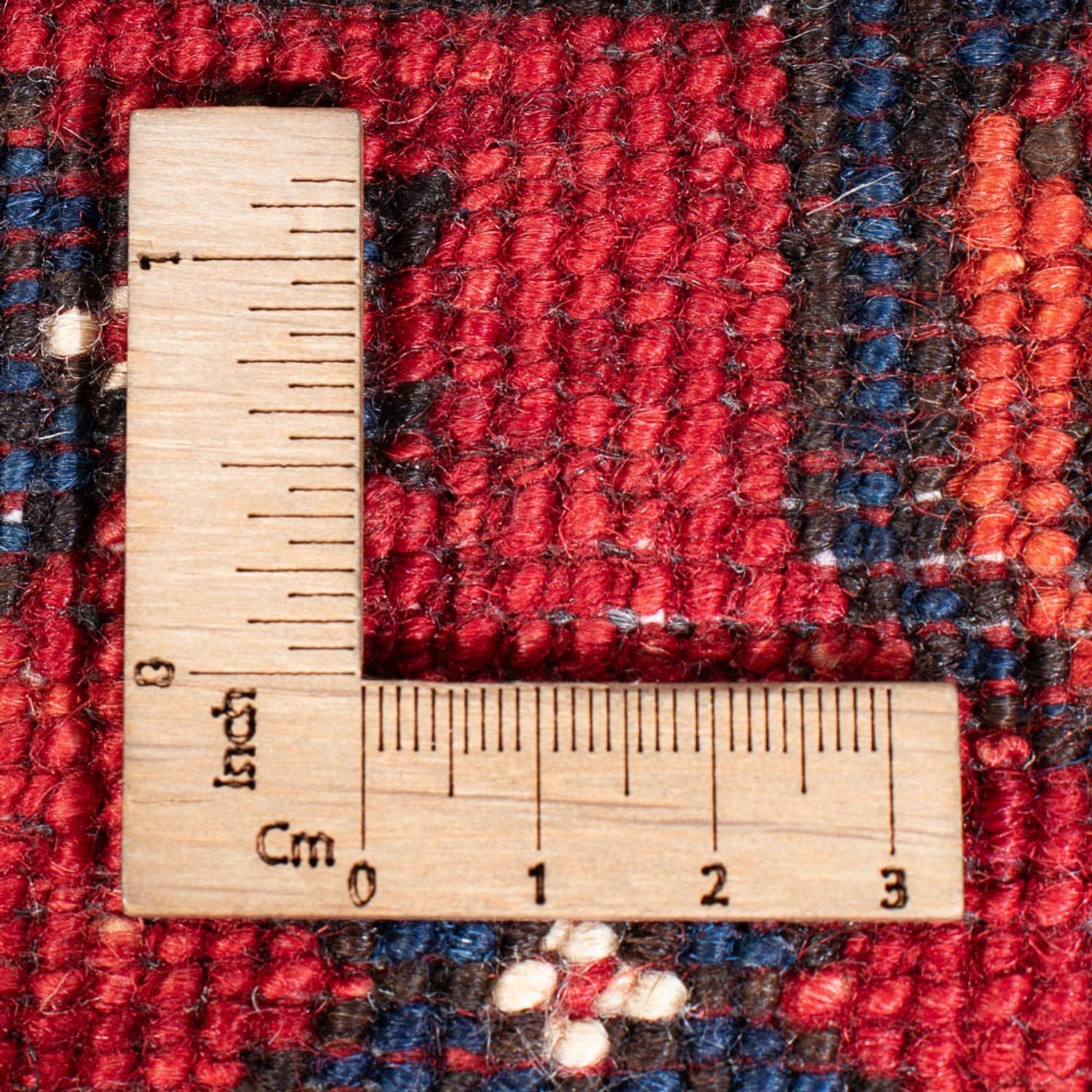 Tapis de couloir Tapis afghan - 390 x 82 cm - rouge