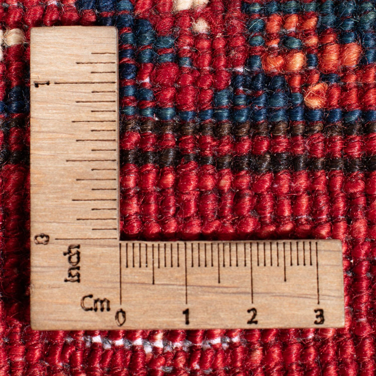 Tapis de couloir Tapis afghan - 395 x 77 cm - rouge