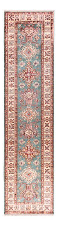 Tapis de couloir Tapis Ziegler - Kazak - 326 x 80 cm - turquoise