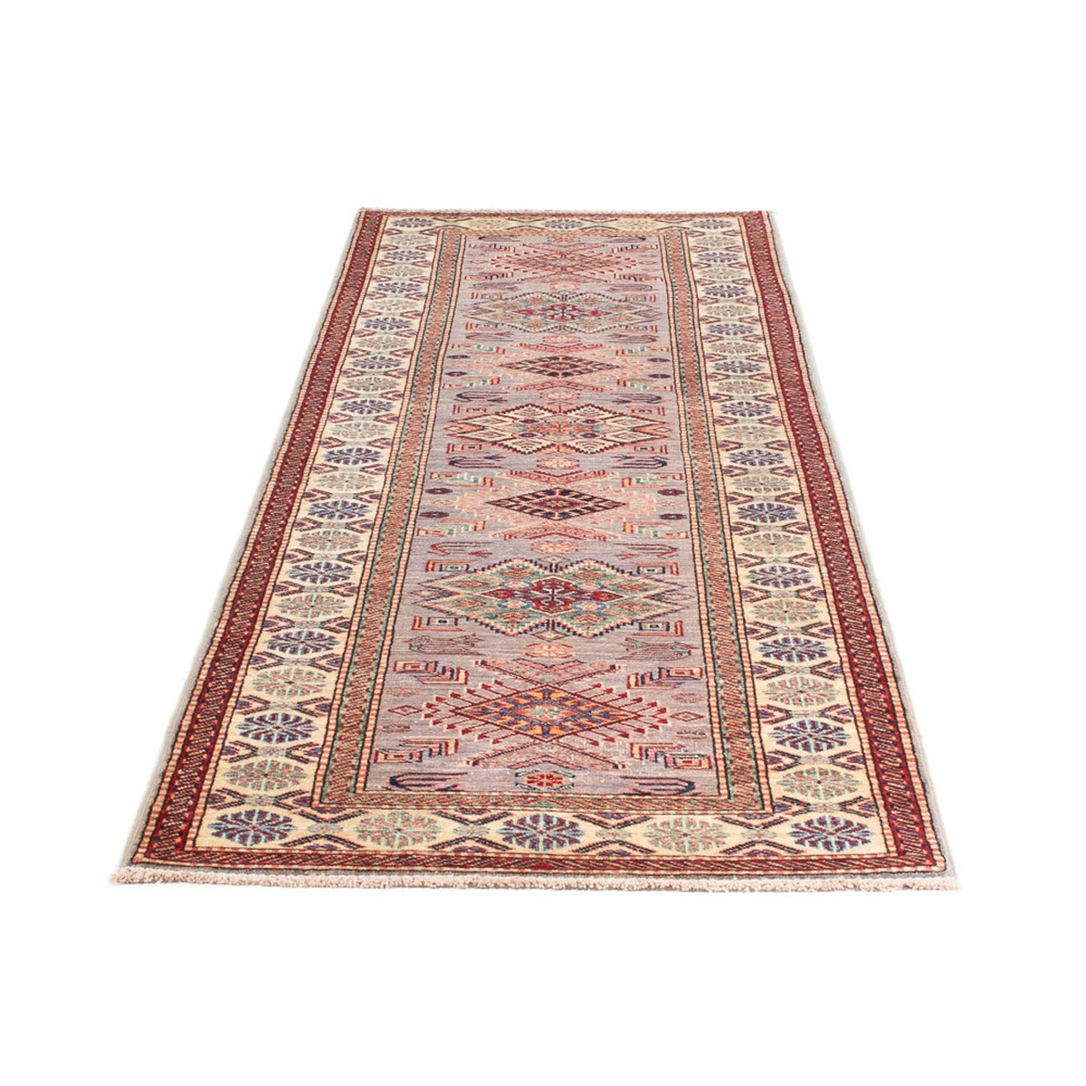 Tapis de couloir Tapis Ziegler - Kazak - 297 x 84 cm - saumon