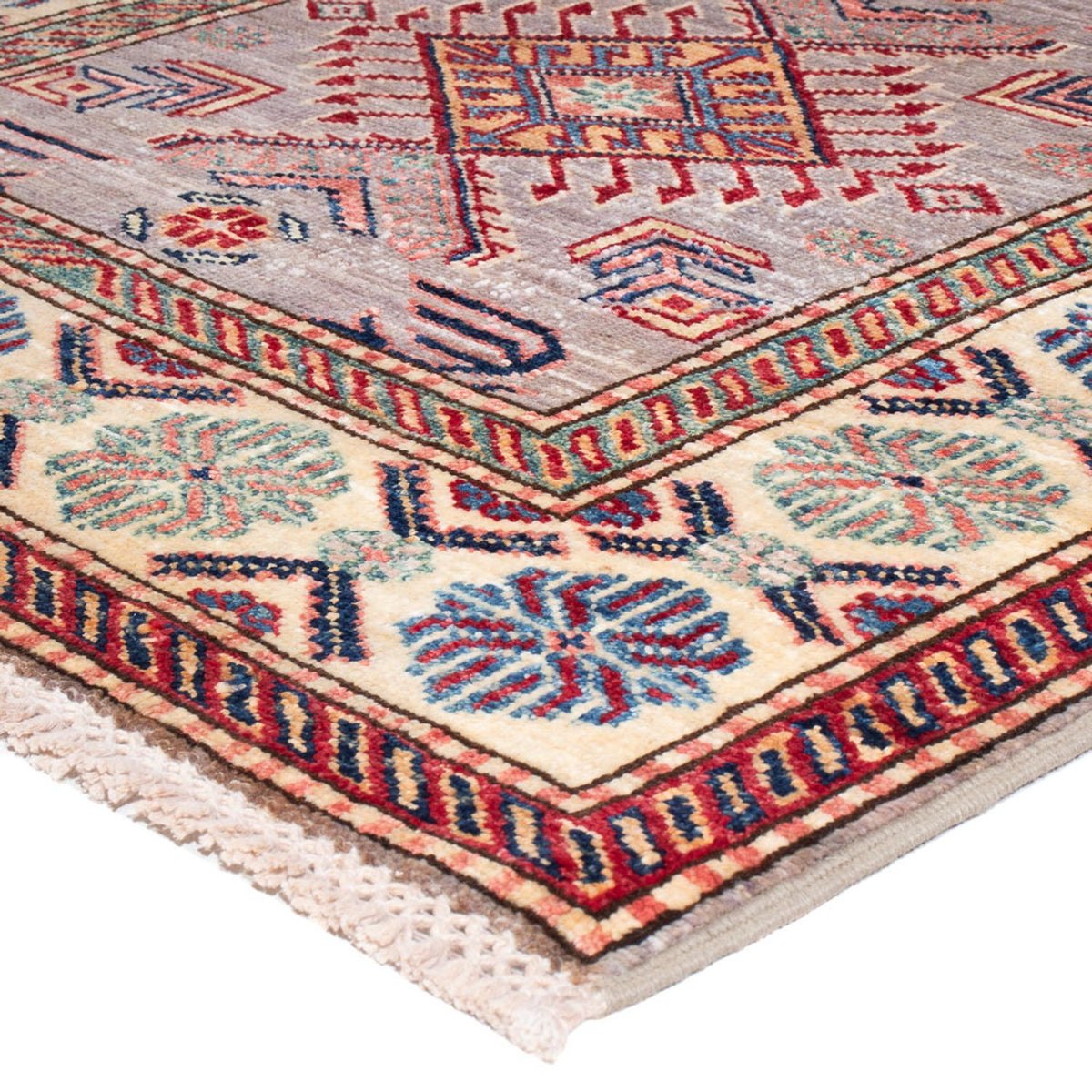 Tapis de couloir Tapis Ziegler - Kazak - 296 x 82 cm - saumon