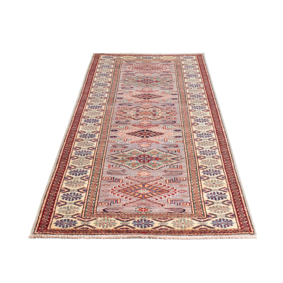 Tapis de couloir Tapis Ziegler - Kazak - 296 x 82 cm - saumon
