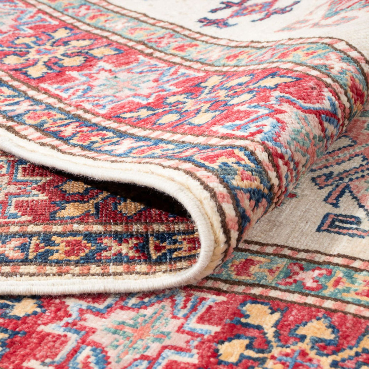 Tapis de couloir Tapis Ziegler - Kazak - 296 x 80 cm - beige