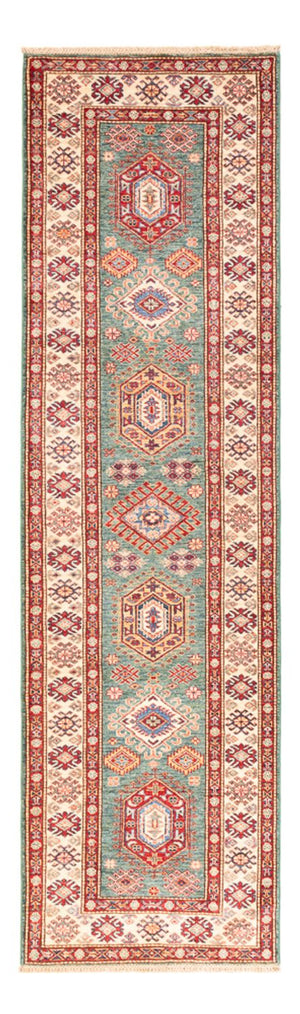 Tapis de couloir Tapis Ziegler - Kazak - 294 x 84 cm - turquoise