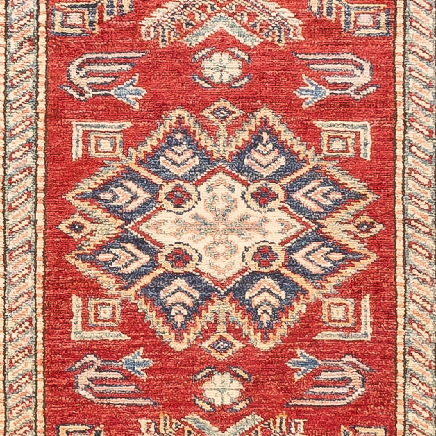 Tapis de couloir Tapis Ziegler - Kazak - 304 x 83 cm - rouge