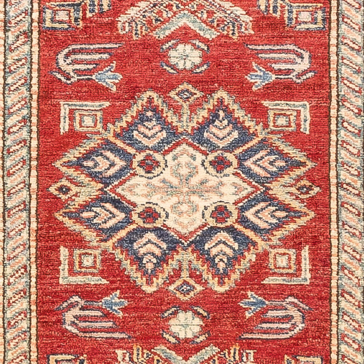 Tapis de couloir Tapis Ziegler - Kazak - 304 x 83 cm - rouge