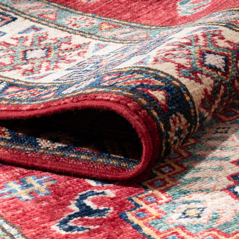 Tapis de couloir Tapis Ziegler - Kazak - 302 x 80 cm - rouge
