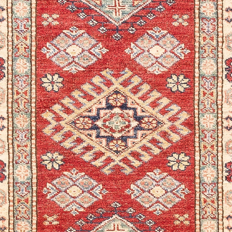 Tapis de couloir Tapis Ziegler - Kazak - 304 x 80 cm - rouge