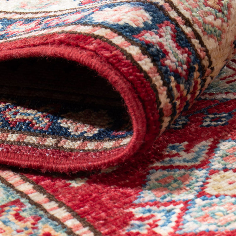 Tapis de couloir Tapis Ziegler - Kazak - 304 x 80 cm - rouge