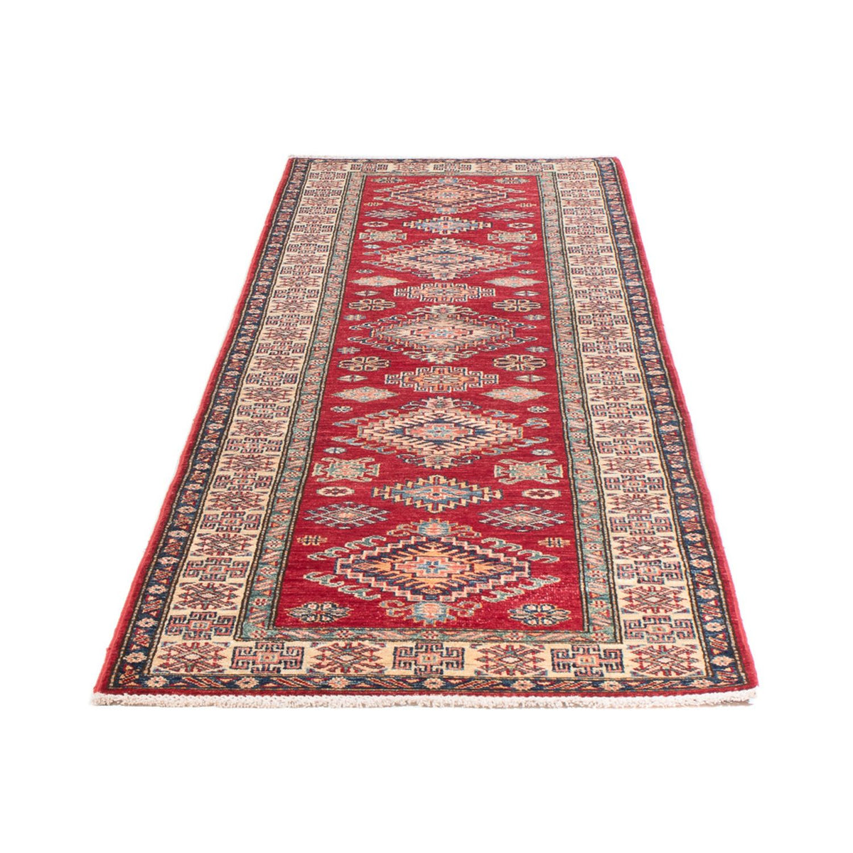 Tapis de couloir Tapis Ziegler - Kazak - 295 x 81 cm - rouge