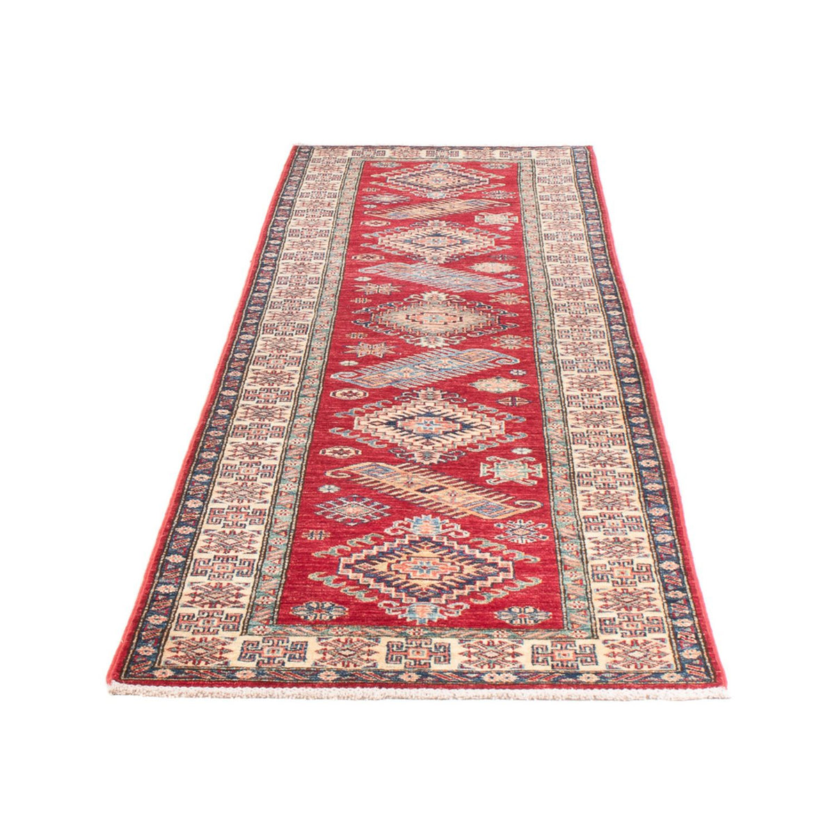Tapis de couloir Tapis Ziegler - Kazak - 305 x 80 cm - rouge