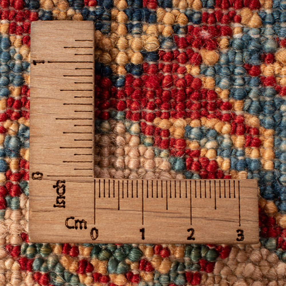 Tapis de couloir Tapis Ziegler - Kazak - 327 x 78 cm - vert clair