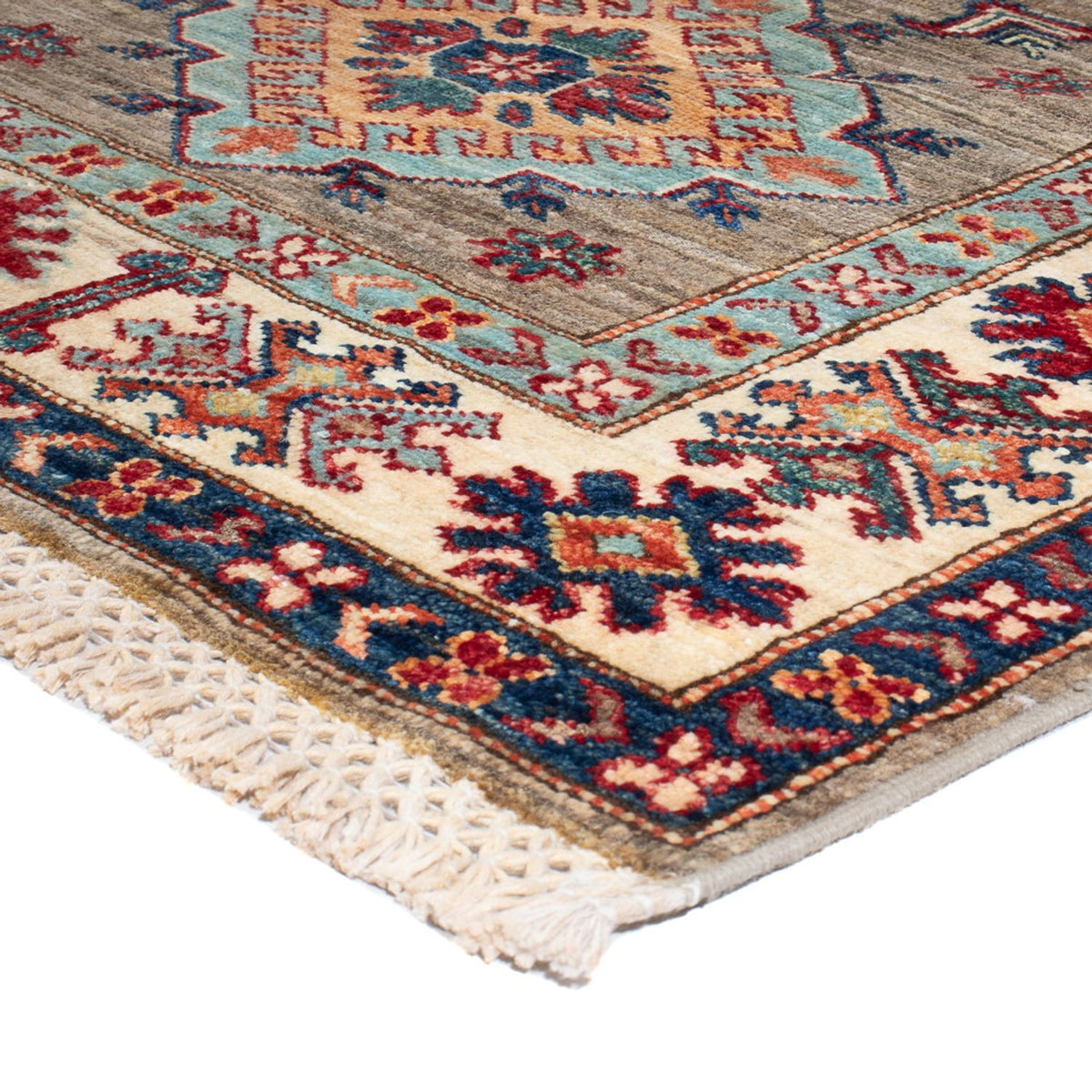 Tapis de couloir Tapis Ziegler - Kazak - 316 x 80 cm - sable