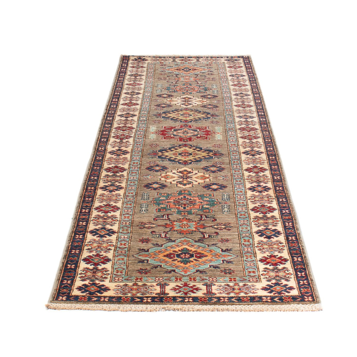 Tapis de couloir Tapis Ziegler - Kazak - 316 x 80 cm - sable