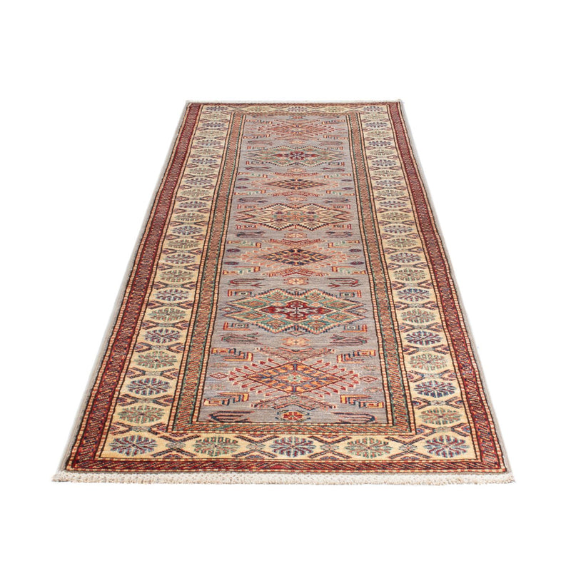 Tapis de couloir Tapis Ziegler - Kazak - 306 x 80 cm - marron clair