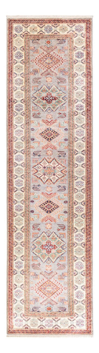 Tapis de couloir Tapis Ziegler - Kazak - 305 x 80 cm - marron clair