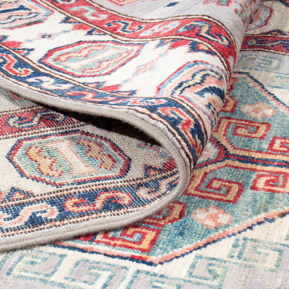 Tapis de couloir Tapis Ziegler - Kazak - 300 x 80 cm - saumon