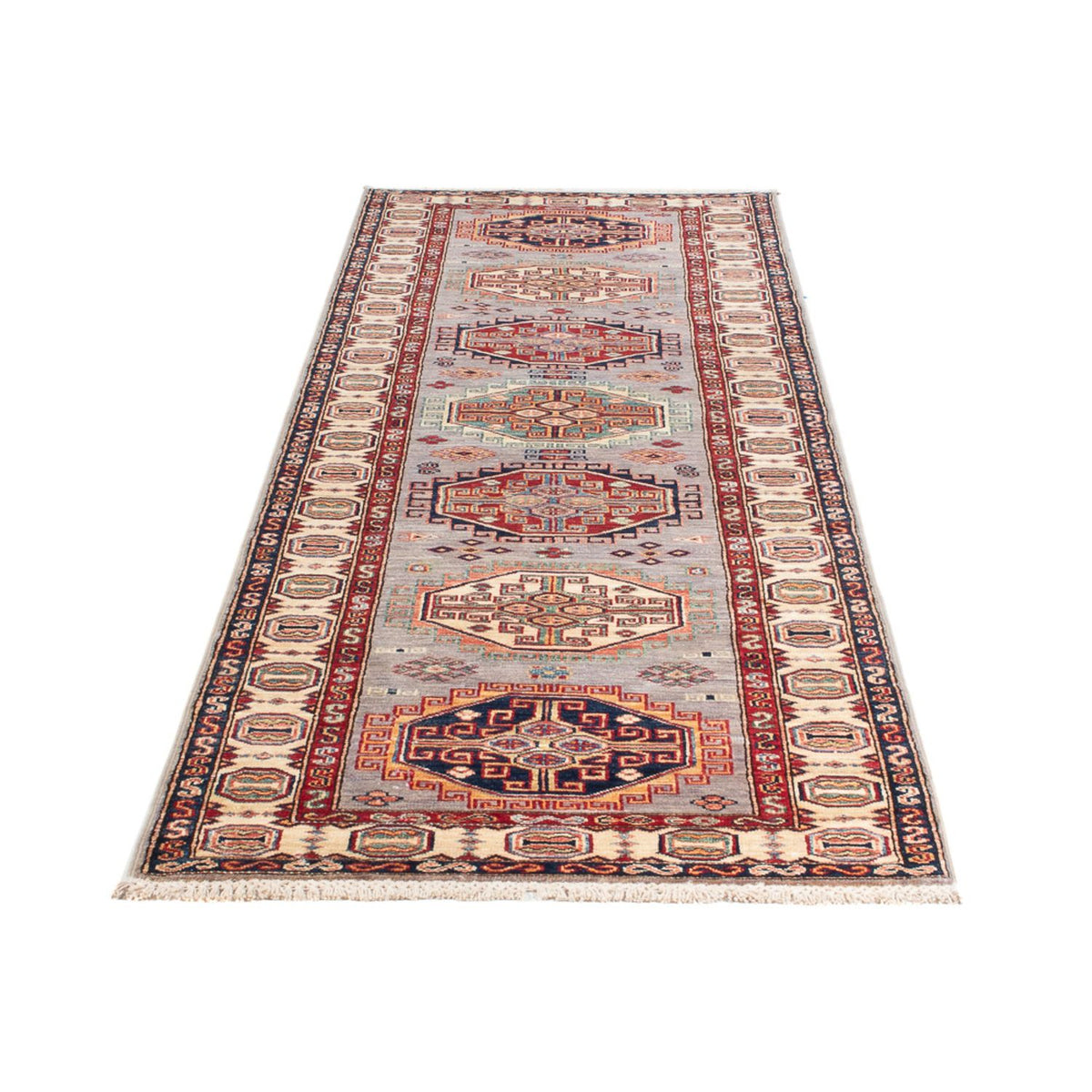 Tapis de couloir Tapis Ziegler - Kazak - 300 x 80 cm - saumon
