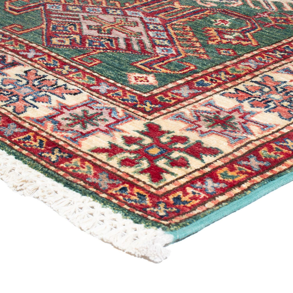 Tapis de couloir Tapis Ziegler - Kazak - 297 x 80 cm - vert