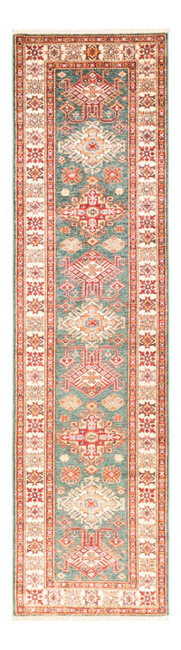 Tapis de couloir Tapis Ziegler - Kazak - 297 x 78 cm - vert
