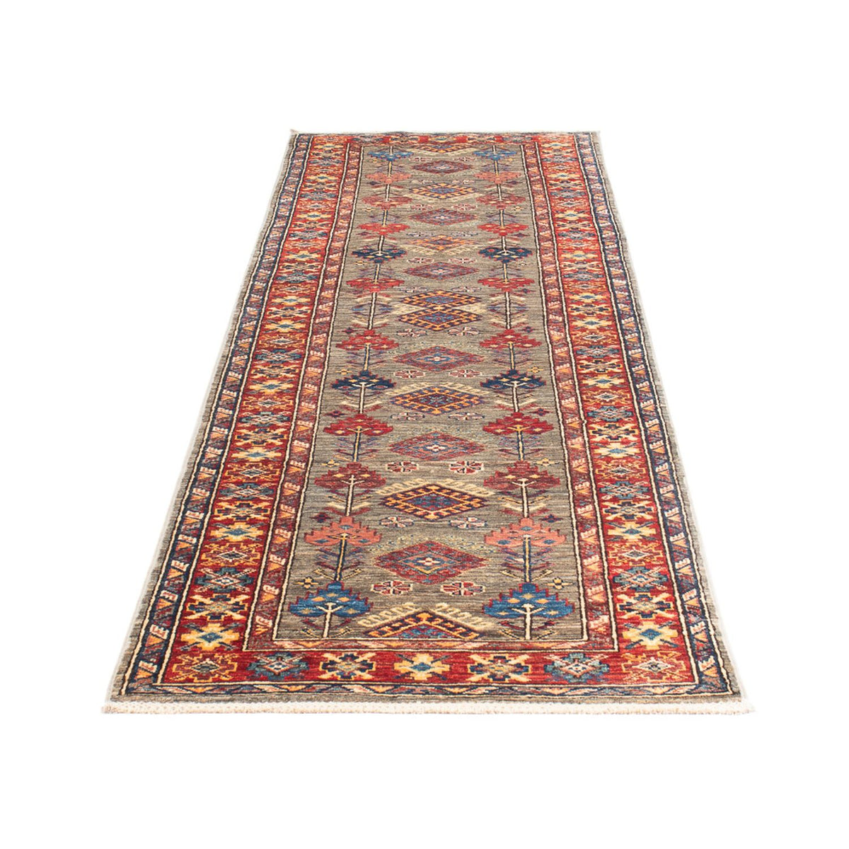 Tapis de couloir Tapis Ziegler - Kazak - 319 x 77 cm - multicolore