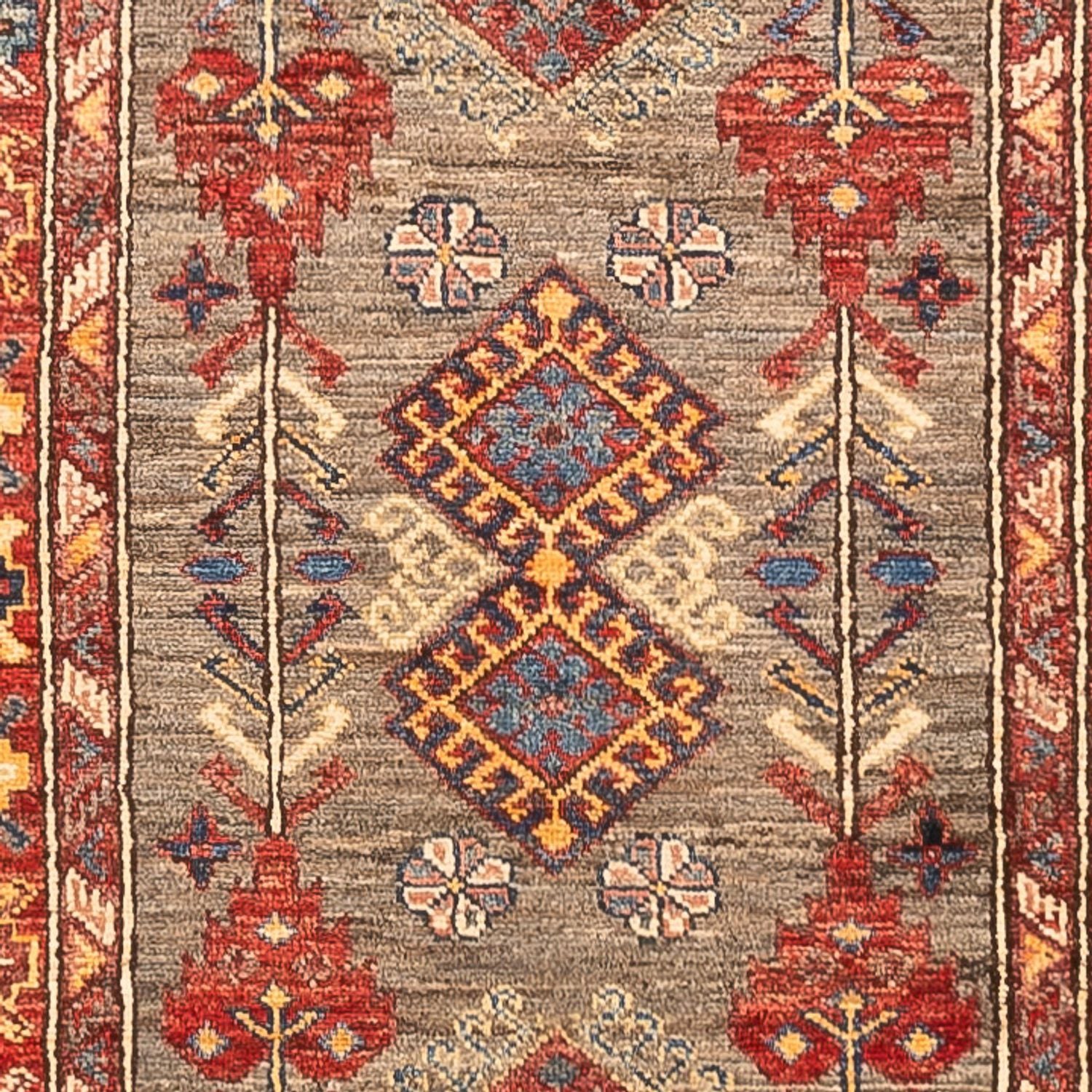 Tapis de couloir Tapis Ziegler - Kazak - 318 x 76 cm - multicolore