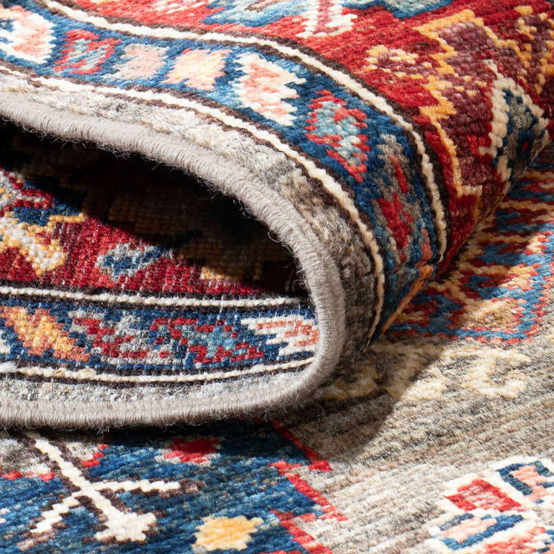 Tapis de couloir Tapis Ziegler - Kazak - 318 x 76 cm - multicolore