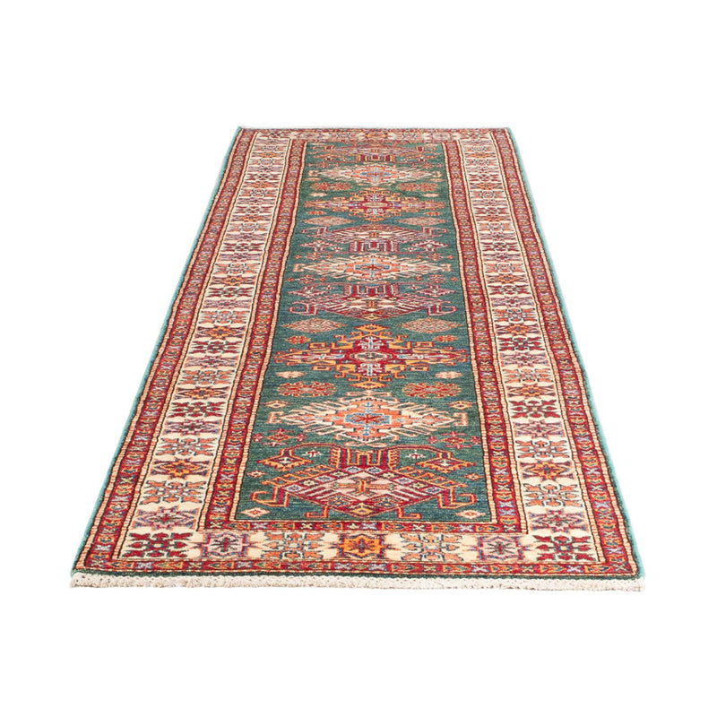 Tapis de couloir Tapis Ziegler - Kazak - 298 x 81 cm - vert