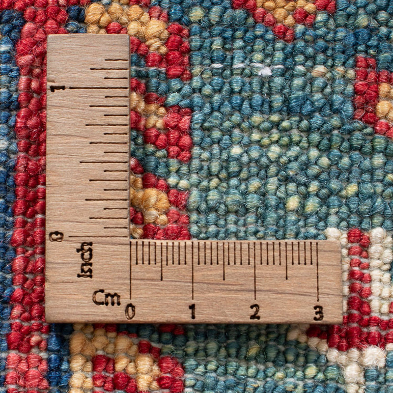 Tapis de couloir Tapis Ziegler - Kazak - 298 x 81 cm - vert
