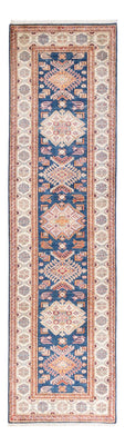Tapis de couloir Tapis Ziegler - Kazak - 299 x 84 cm - bleu