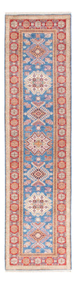 Tapis de couloir Tapis Ziegler - Kazak - 302 x 79 cm - bleu