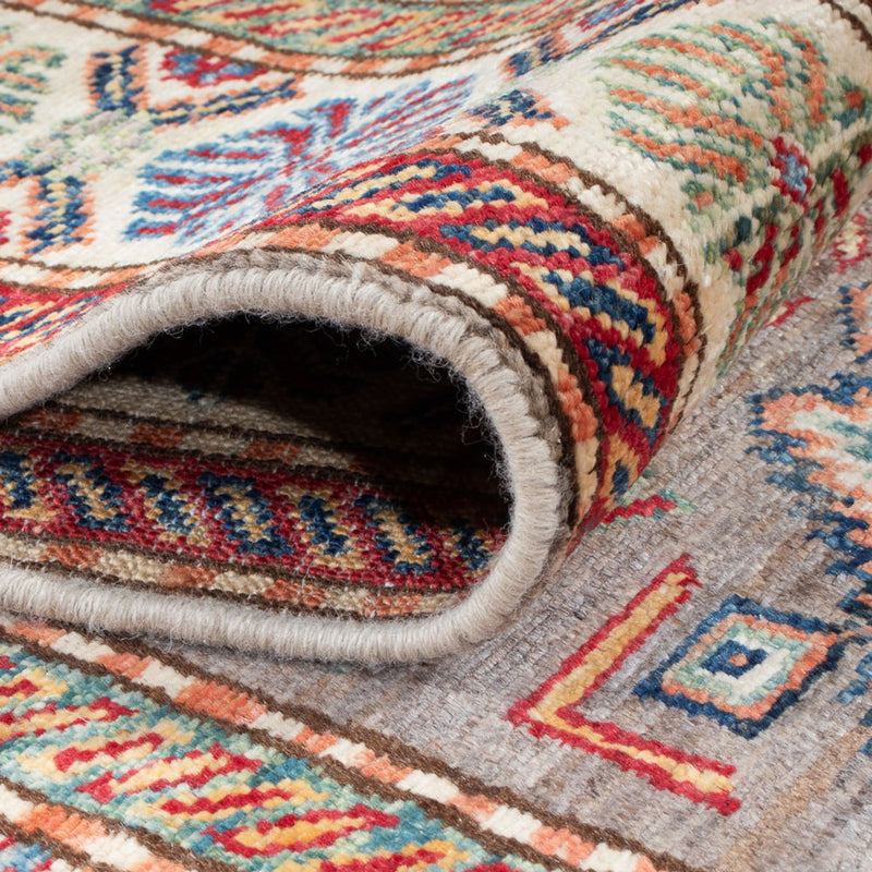 Tapis de couloir Tapis Ziegler - Kazak - 293 x 83 cm - beige foncé
