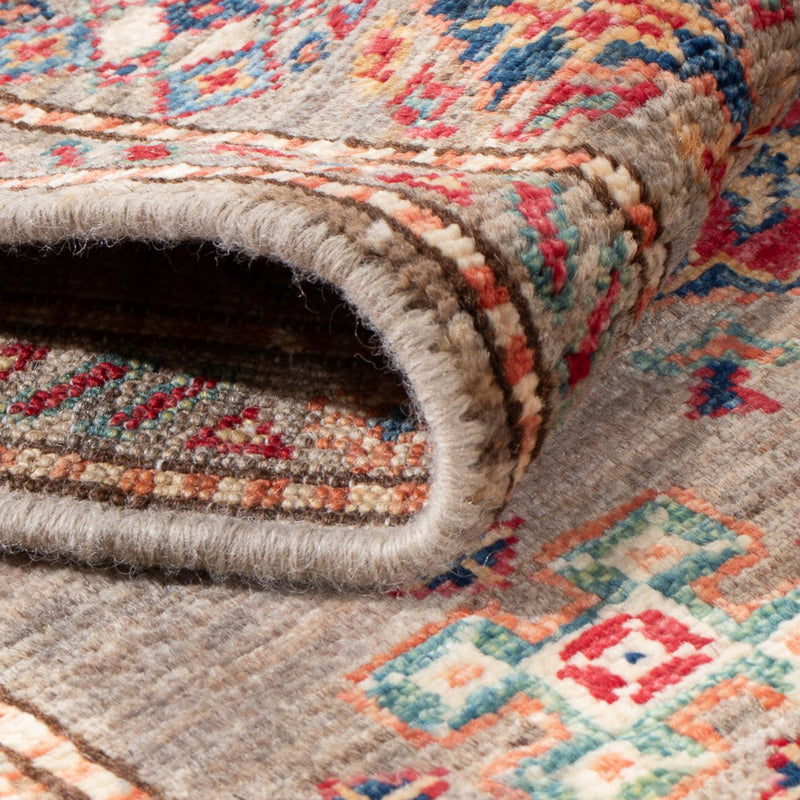 Tapis de couloir Tapis Ziegler - Kazak - 297 x 79 cm - beige foncé