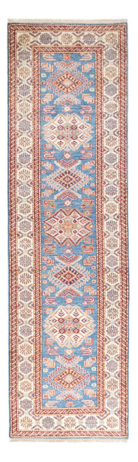 Tapis de couloir Tapis Ziegler - Kazak - 290 x 82 cm - bleu