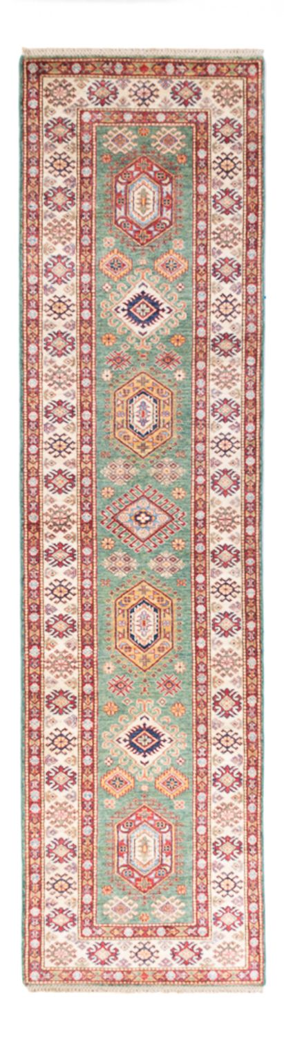 Tapis de couloir Tapis Ziegler - Kazak - 311 x 77 cm - vert