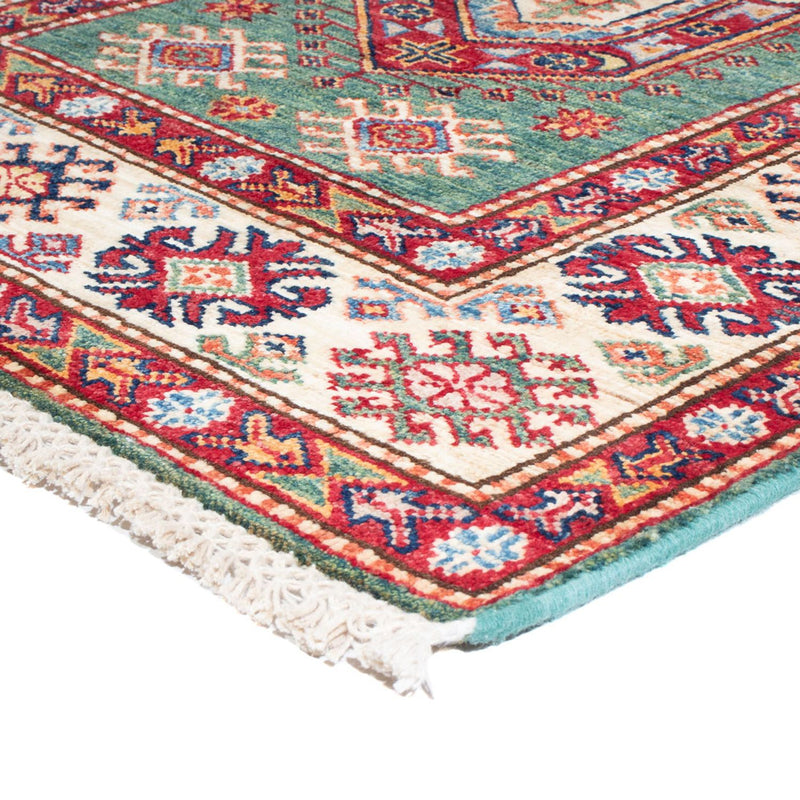Tapis de couloir Tapis Ziegler - Kazak - 311 x 77 cm - vert