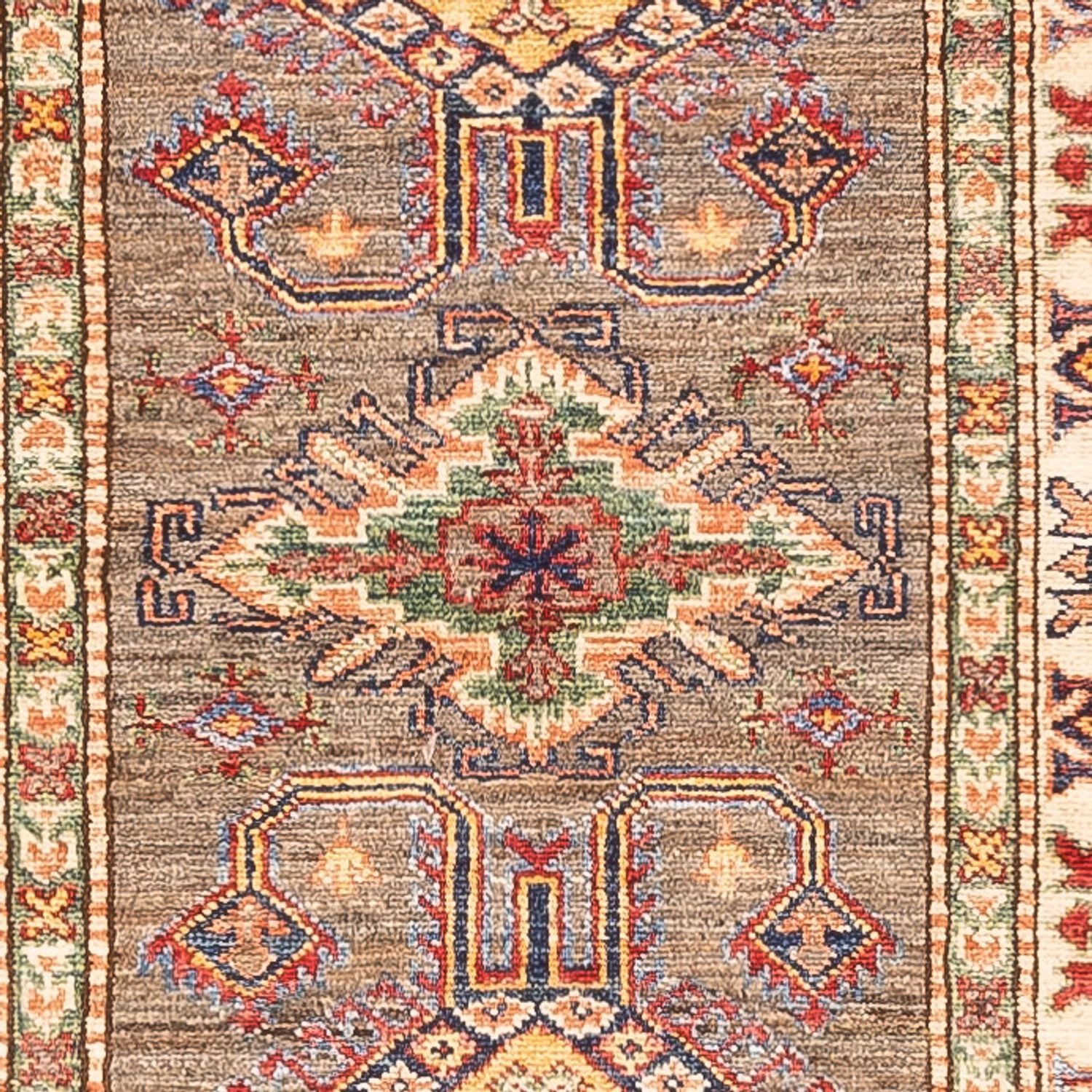 Tapis de couloir Tapis Ziegler - Kazak - 305 x 79 cm - beige foncé