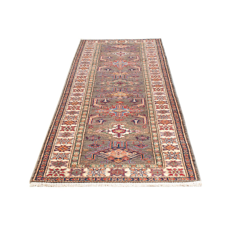 Tapis de couloir Tapis Ziegler - Kazak - 305 x 79 cm - beige foncé