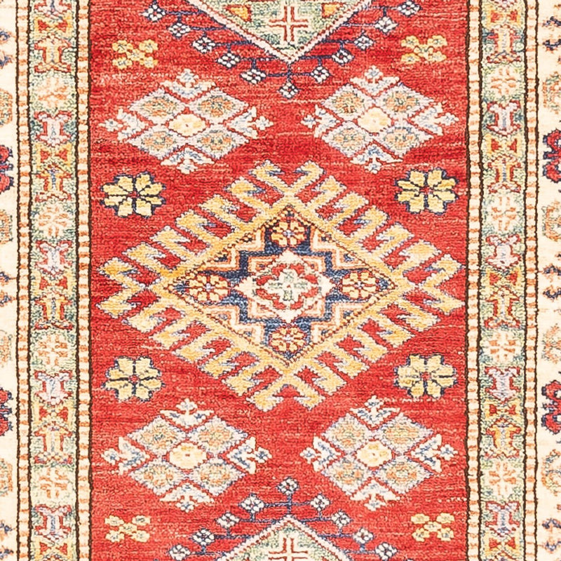 Tapis de couloir Tapis Ziegler - Kazak - 307 x 83 cm - rouge