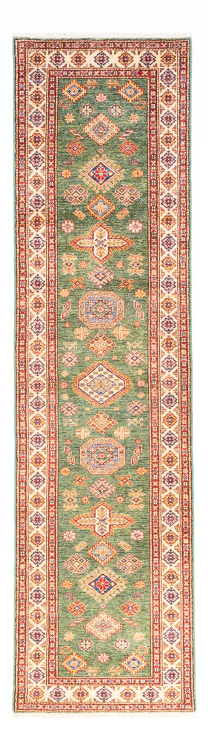 Tapis de couloir Tapis Ziegler - Kazak - 295 x 76 cm - vert