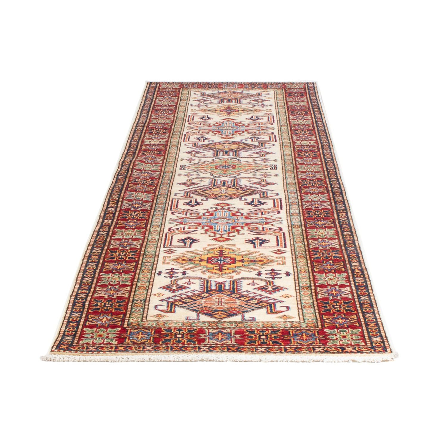 Tapis de couloir Tapis Ziegler - Kazak - 293 x 79 cm - beige