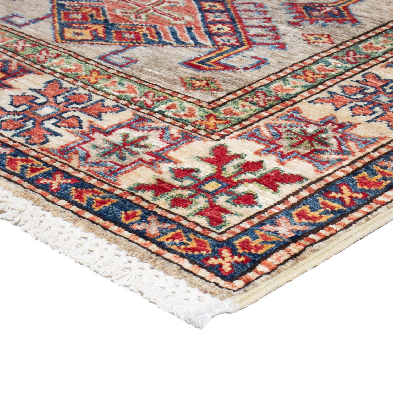 Tapis de couloir Tapis Ziegler - Kazak - 300 x 75 cm - beige foncé