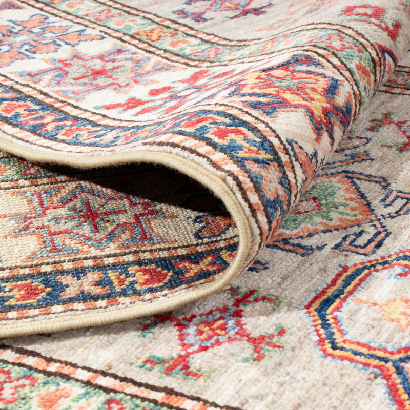 Tapis de couloir Tapis Ziegler - Kazak - 300 x 75 cm - beige foncé