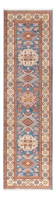 Tapis de couloir Tapis Ziegler - Kazak - 294 x 83 cm - bleu